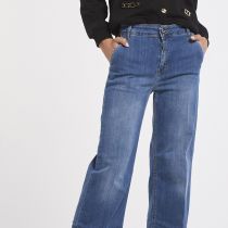 pantalone jeans donna cafènoir art. c7jj0079b048 blu medio