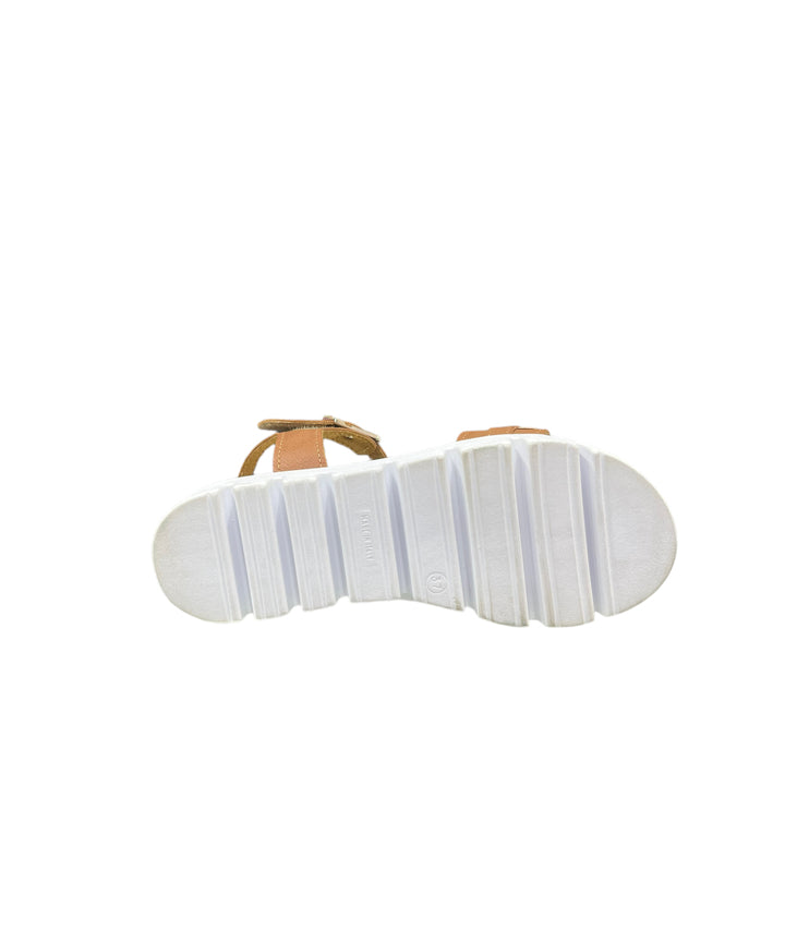 sandali donna pelle cinziasoft art.ca140581004 WHISKY