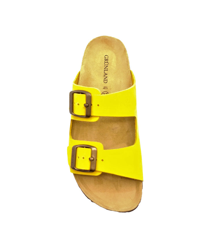 ciabatta donna grunland art. cb0003-40 giallo