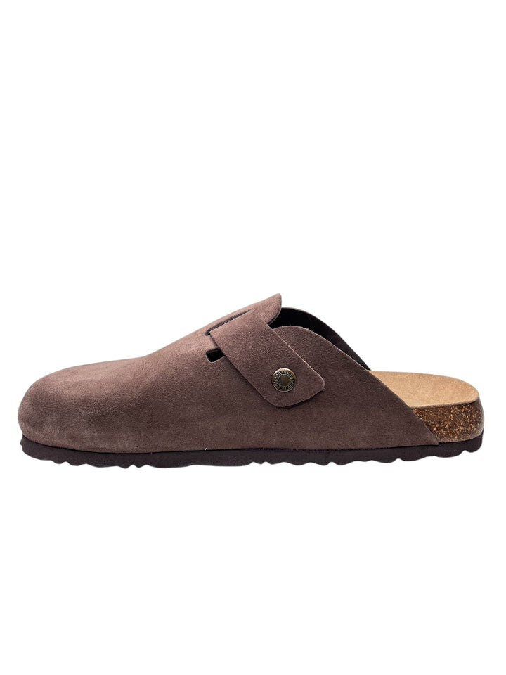 grunland sabot uomo mogano