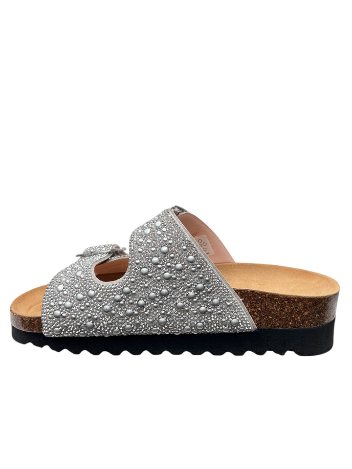 grunland ciabatte donna argento