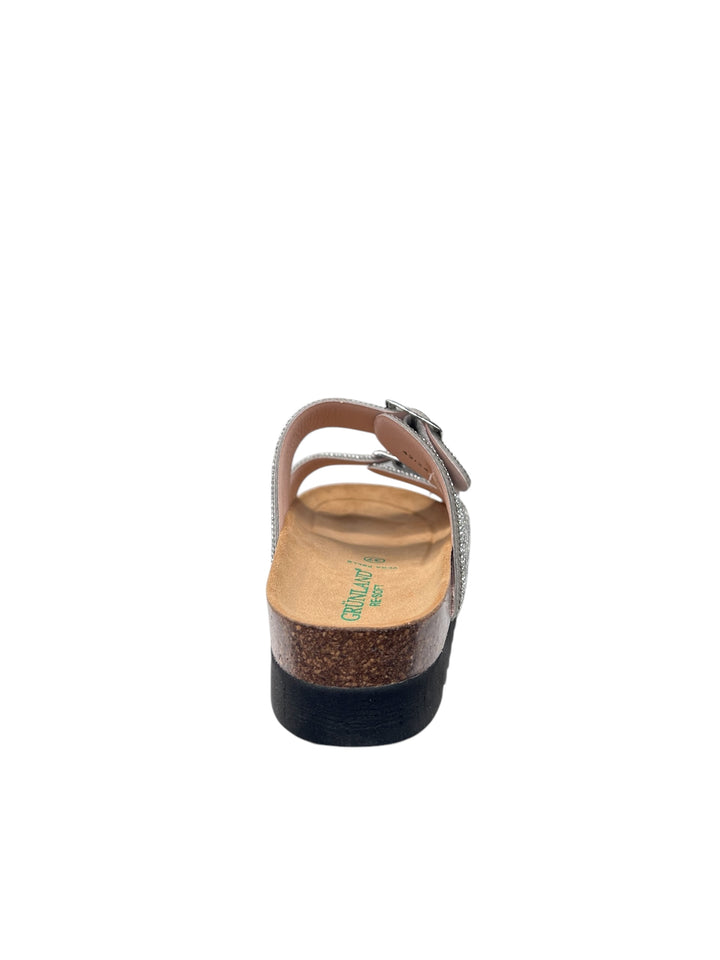 grunland ciabatte donna argento