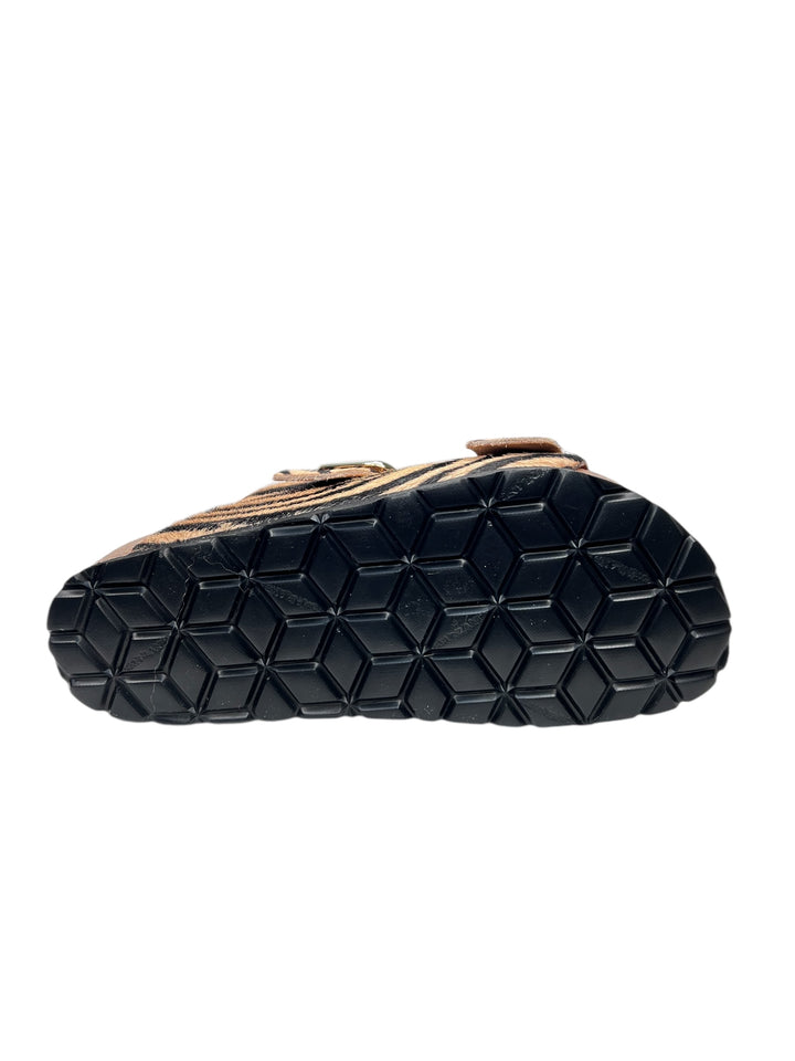 grunland ciabatta donna cuoio-animalier