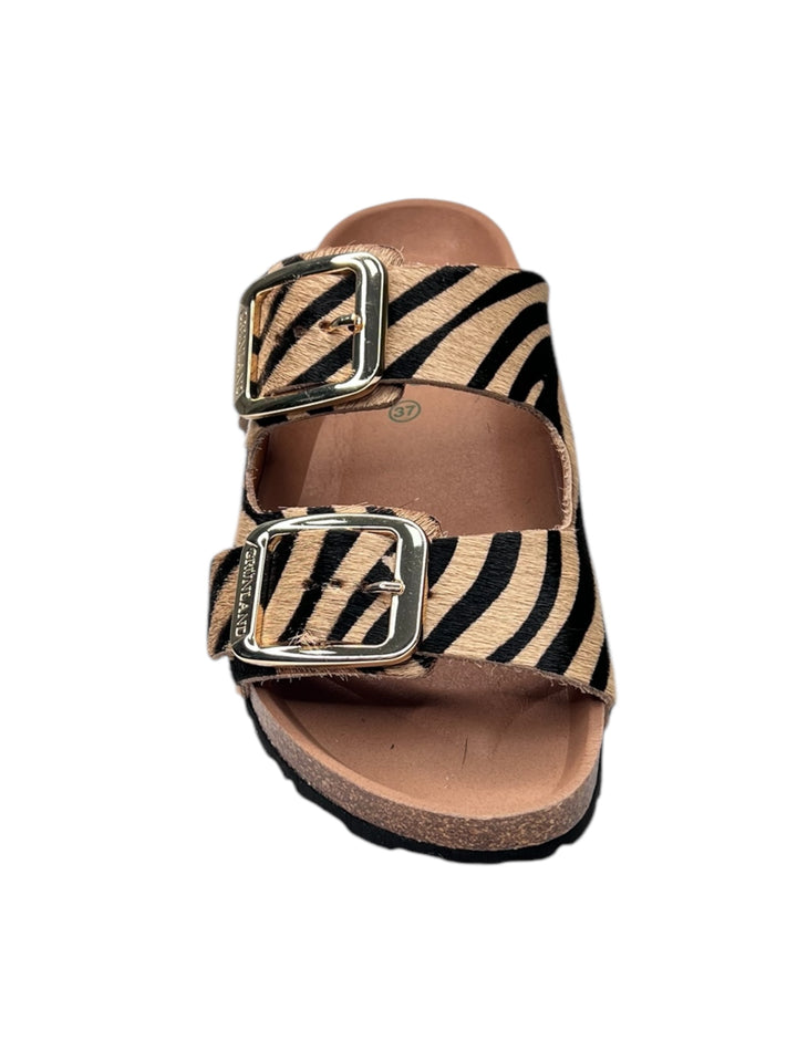 grunland ciabatta donna cuoio-animalier