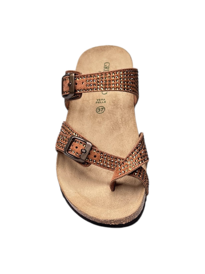 grunland ciabatta infrapollice donna cuoio