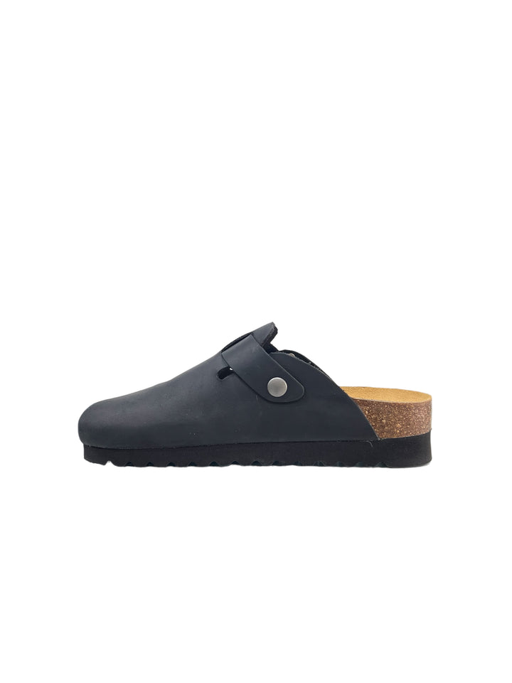 ciabatta donna pelle grunland art. cb2240 nero
