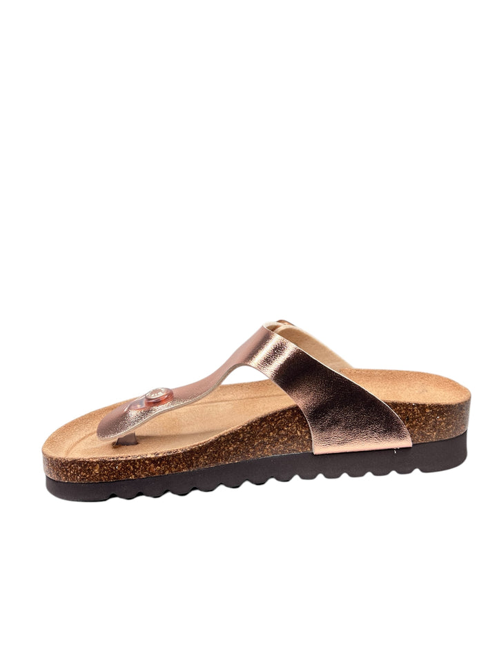 grunland ciabatte infradito donna  rame
