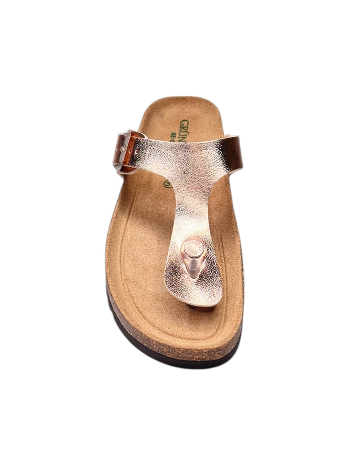 grunland ciabatte infradito donna  rame