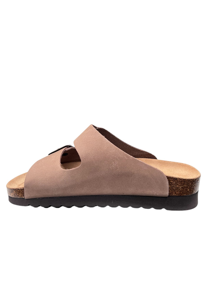 grunland ciabatta in pelle donna taupe