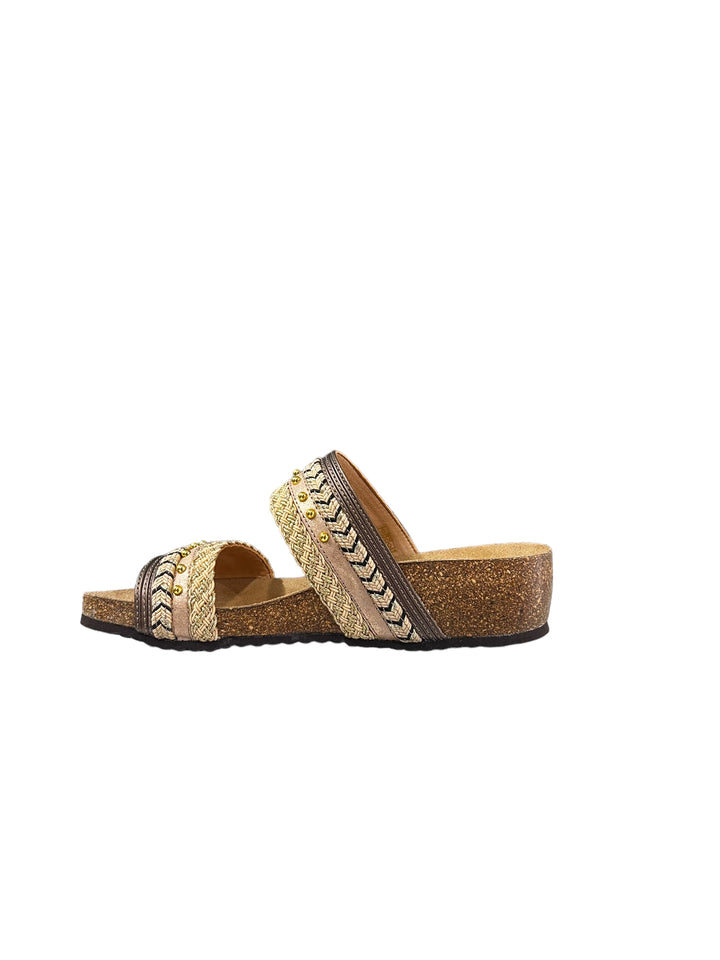 ciabatta donna grunland art. cb2992-70 bronzo