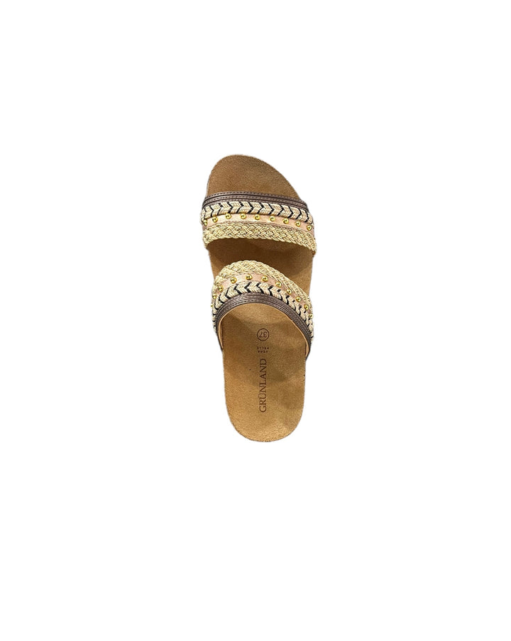 ciabatta donna grunland art. cb2992-70 bronzo