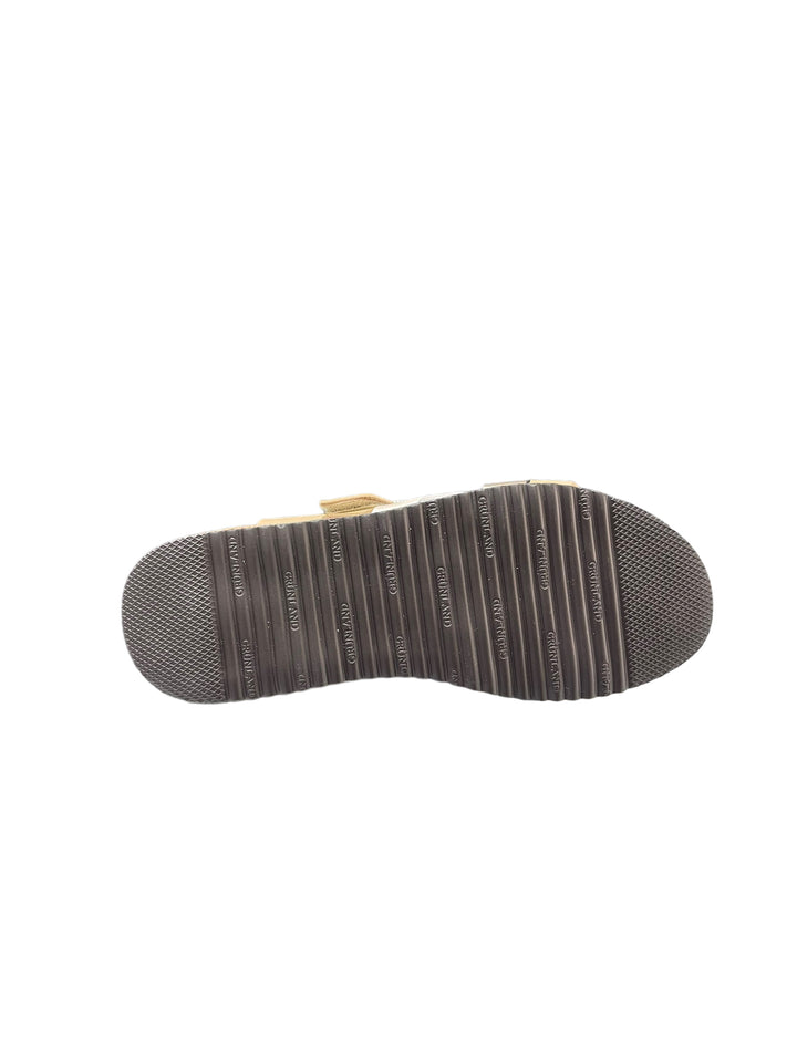 ciabatta donna pelle grunland cb3055 terra multi
