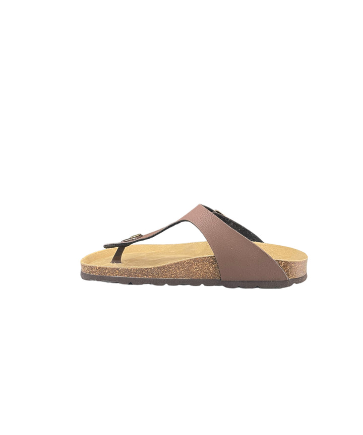 ciabatte infradito donna pelle grunland art. cc0010 mogano