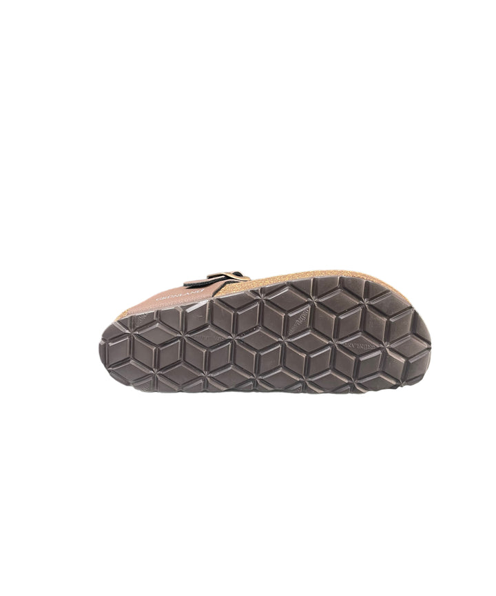 ciabatte infradito donna pelle grunland art. cc0010 mogano
