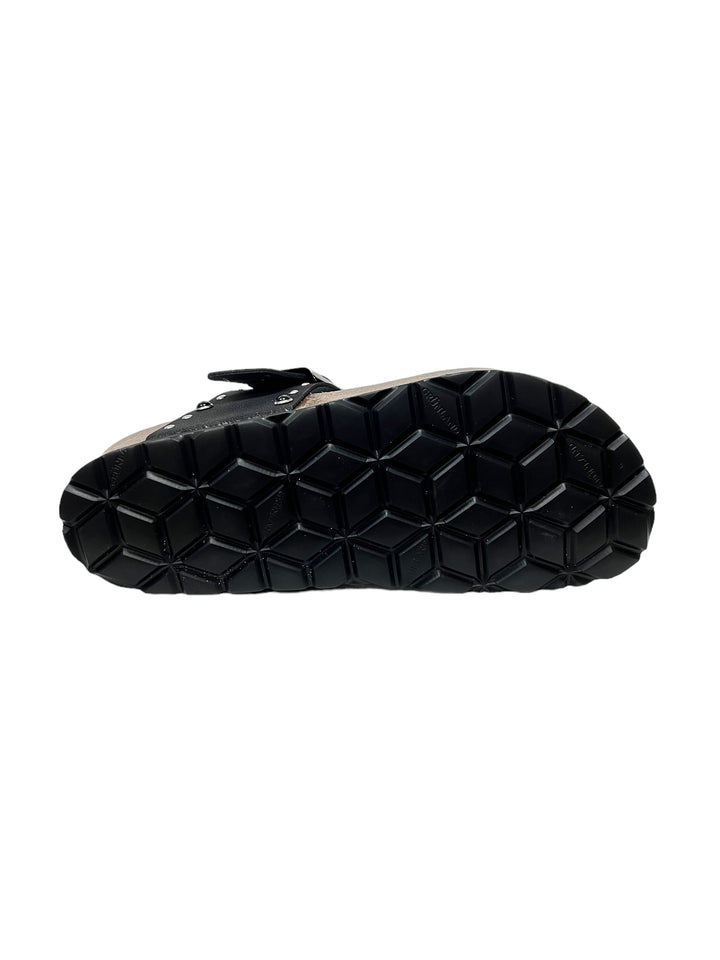 infradito donna pelle grunland re-soft enny art.cc0038 NERO