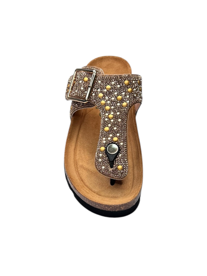grunland ciabatte infradito donna  cipria