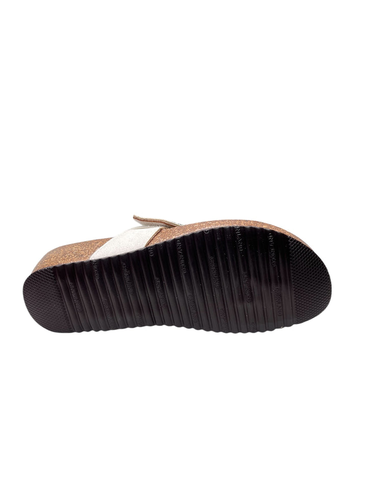 grunland ciabatta infradito donna bianca