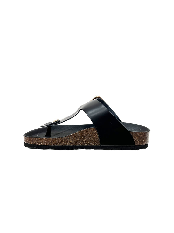 ciabatte infradito fibbia donna grunland re-soft enny art.cc0208 nero
