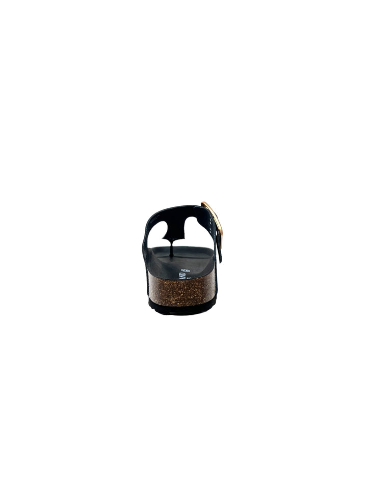ciabatte infradito fibbia donna grunland re-soft enny art.cc0208 nero