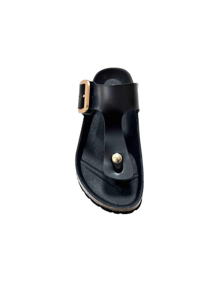 ciabatte infradito fibbia donna grunland re-soft enny art.cc0208 nero