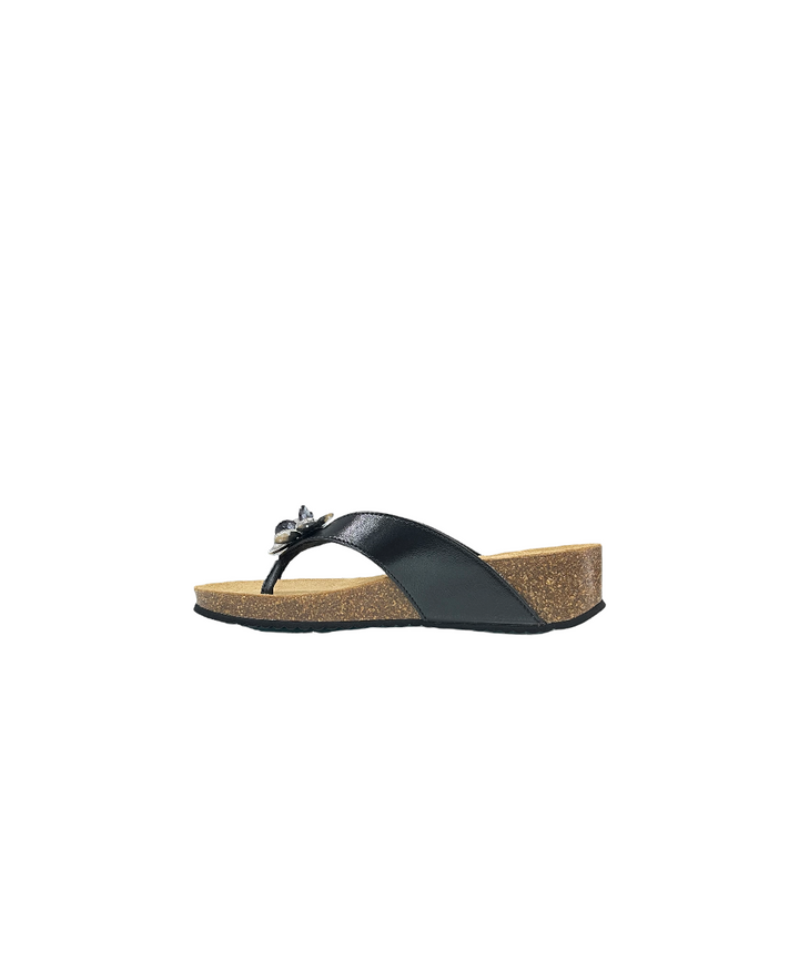 sandali infradito donna pelle grunland art.cc0271-70 NERO