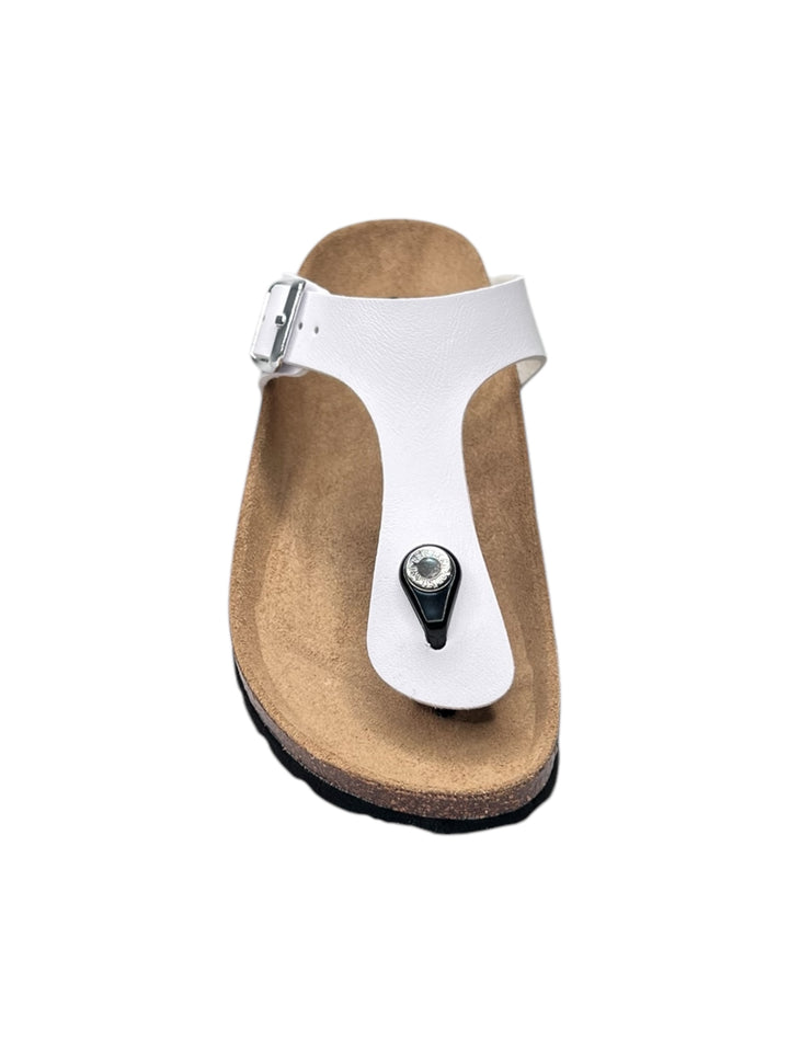grunland ciabatte infradito donna  bianco