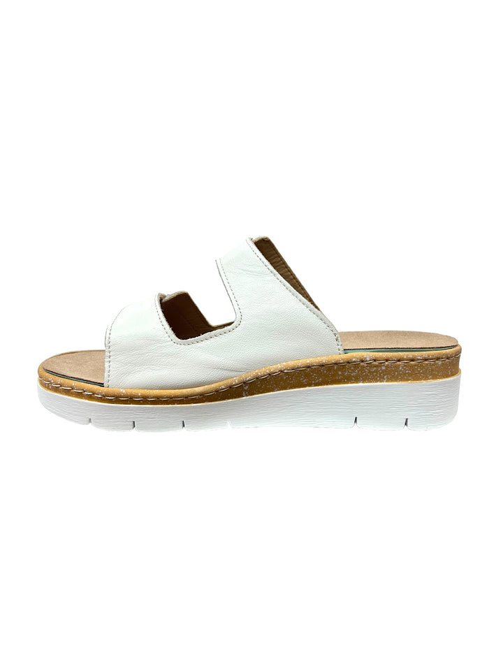 ciabatte donna pelle grunland moll art.ce0241 latte