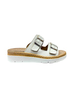 ciabatte donna pelle grunland moll art.ce0241 latte