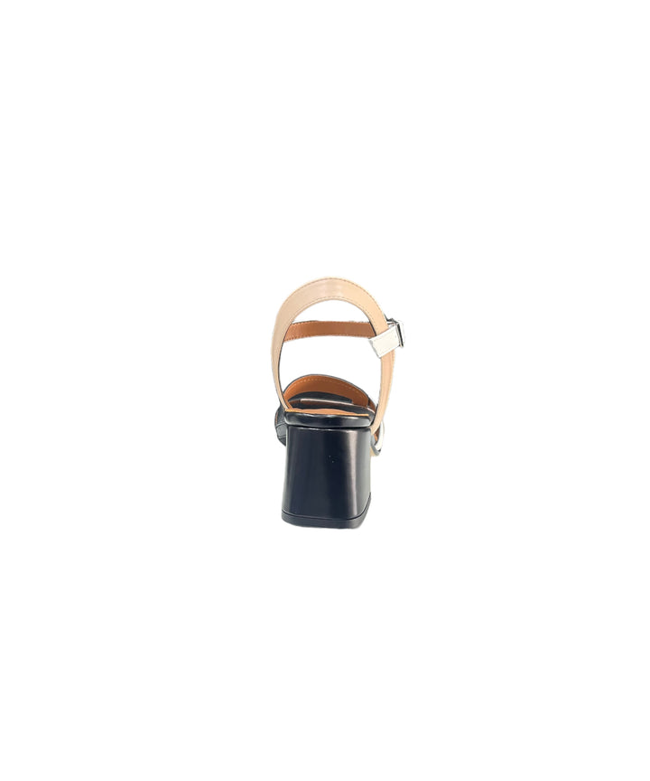 sandali donna pelle cinziasoft art.cg72248-002 nude-bianco-nero