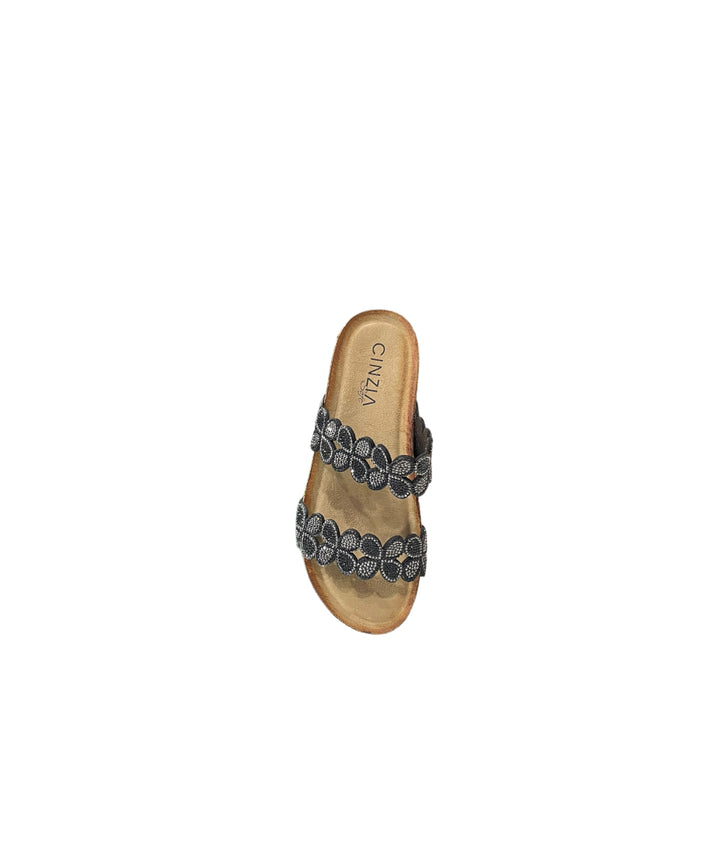 sandali donna pelle cinziasoft art.ci1003002 nero