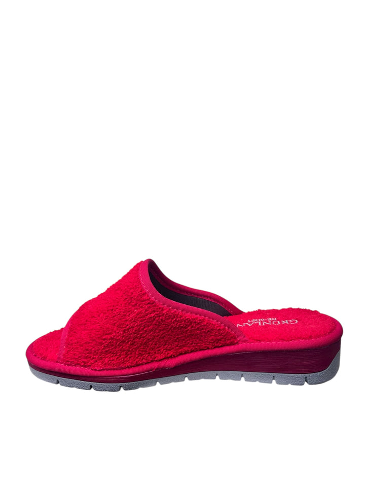 ciabatta donna spugna rosso