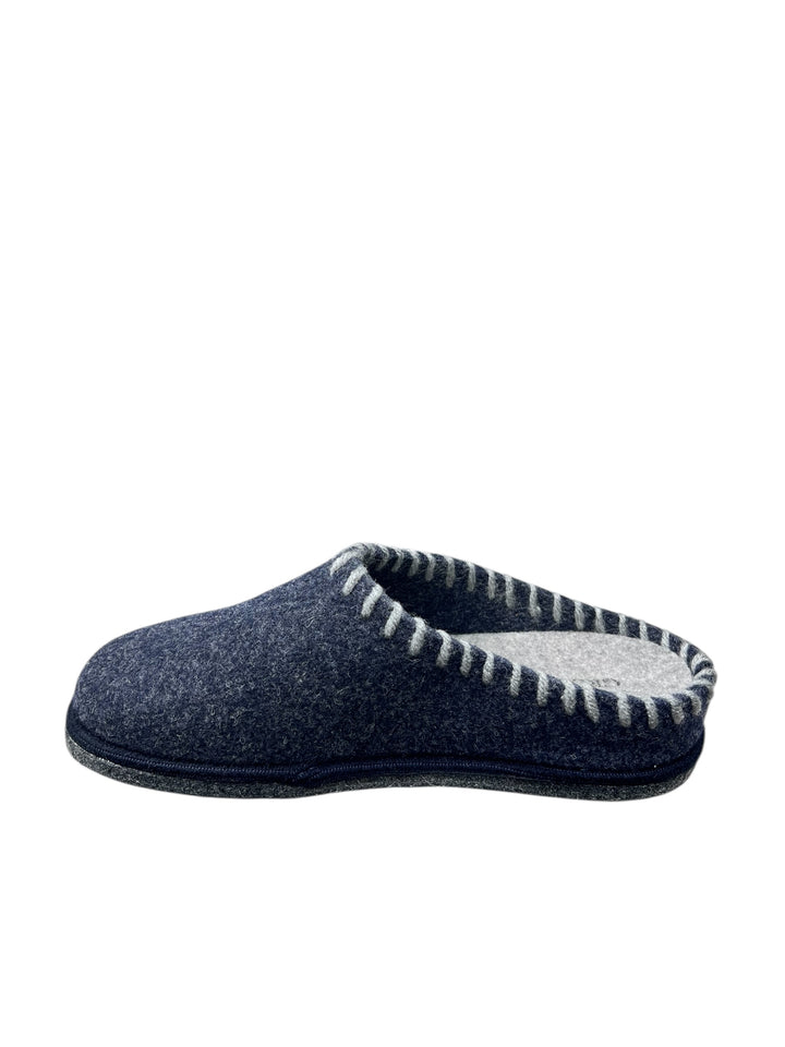 ciabatta donna navy-cenere