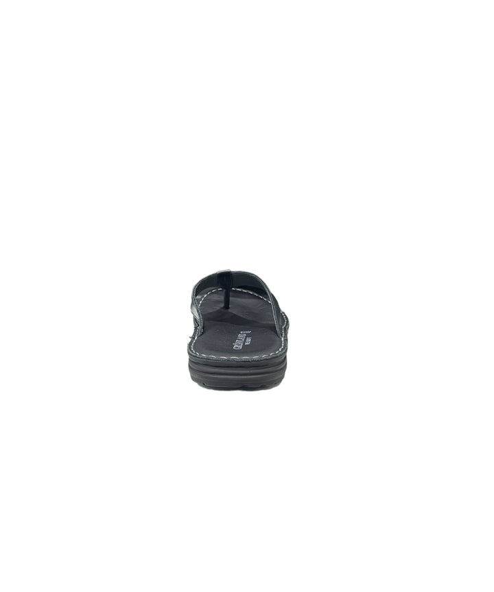 ciabatte infradito uomo pelle grunland art.ci2495 nero