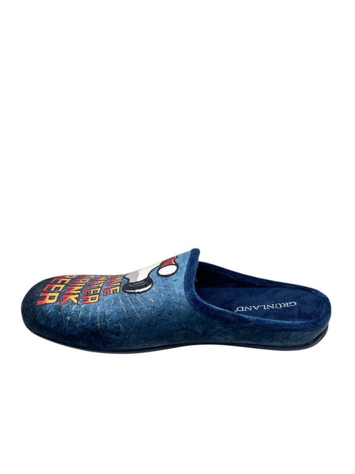 ciabatta uomo blu
