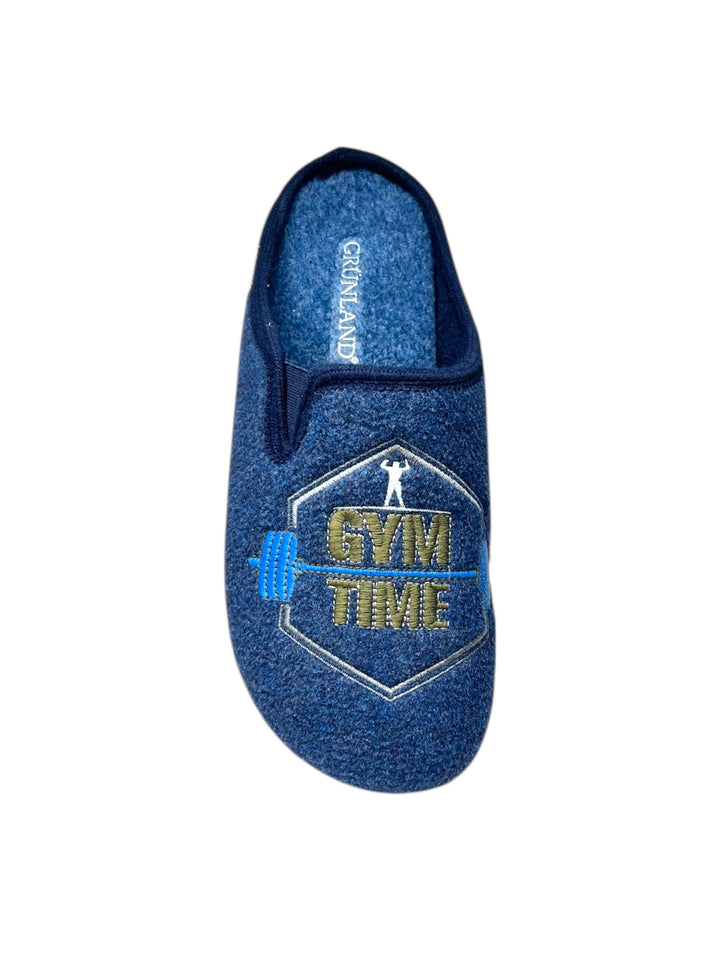 ciabatta uomo blu