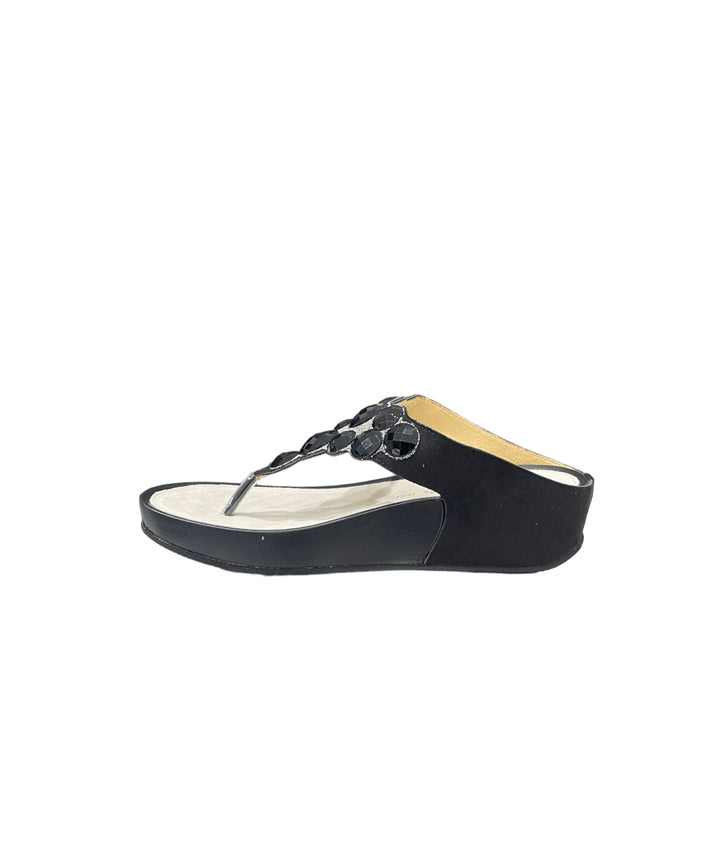 ciabatta infradito donna nabuk grunland art. ci3159 NERO