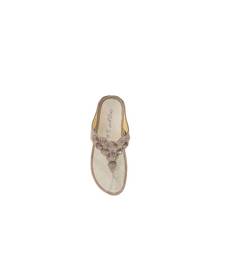 ciabatta infradito donna nabuk grunland art. ci3159 TAUPE
