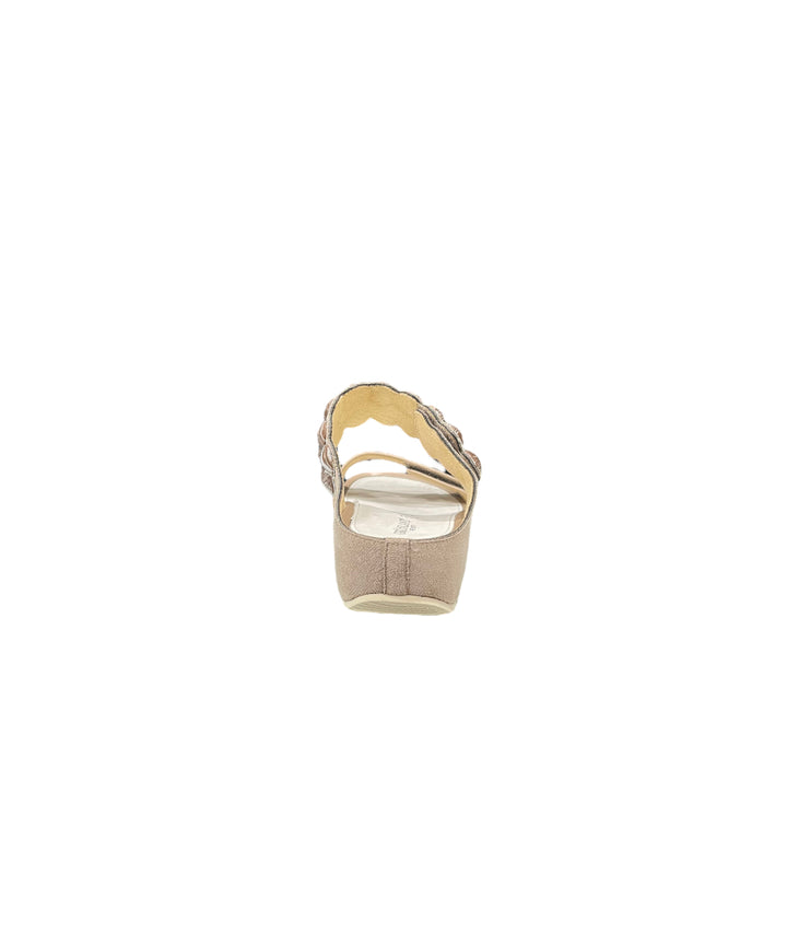 ciabatte a strappo donna nabuk grunland art. ci3161 taupe