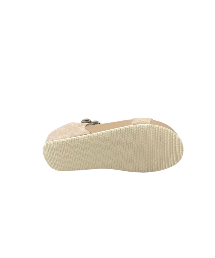 ciabatte a strappo donna nabuk grunland art. ci3161 taupe