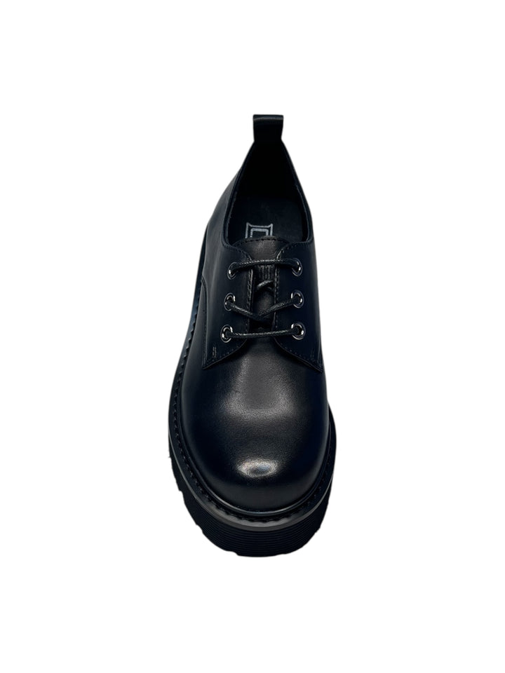 stringata donna pelle nero