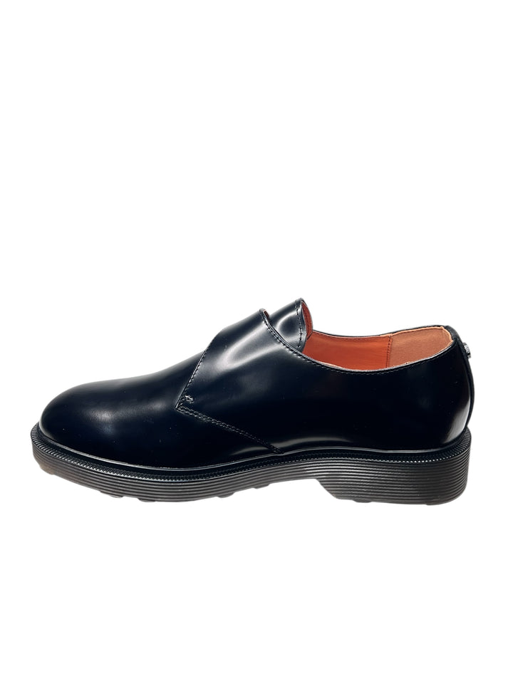 mocassini con fibbia uomo pelle black