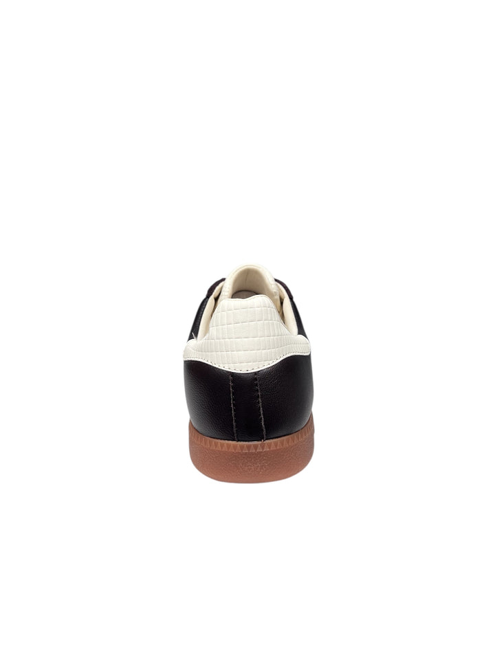 sneaker uomo pelle coffee-milk
