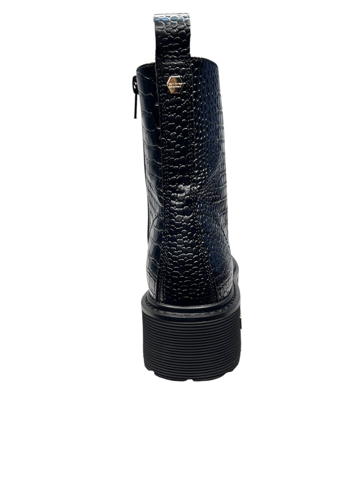 anfibio corto donna pelle nero