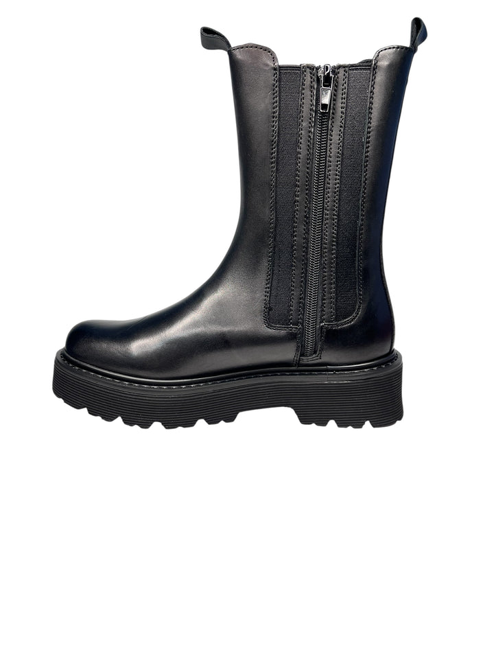 beatles alto donna pelle nero