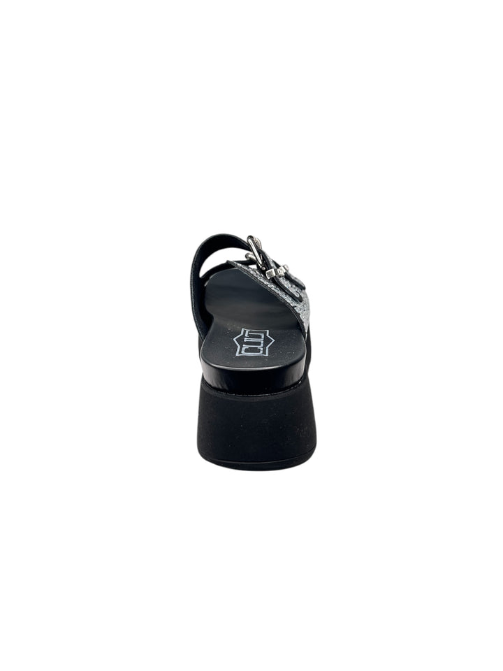 ciabatta donna strass nera