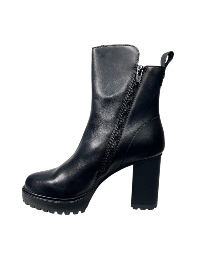 tronchetto donna pelle nero