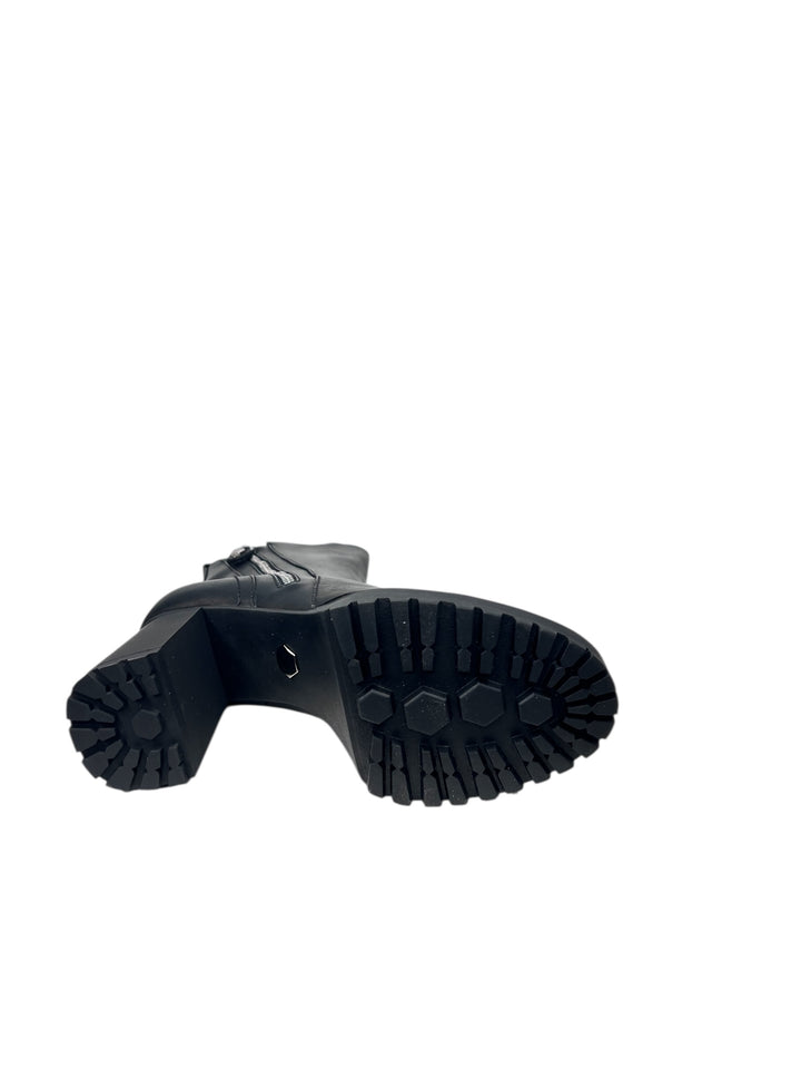 tronchetto donna pelle nero