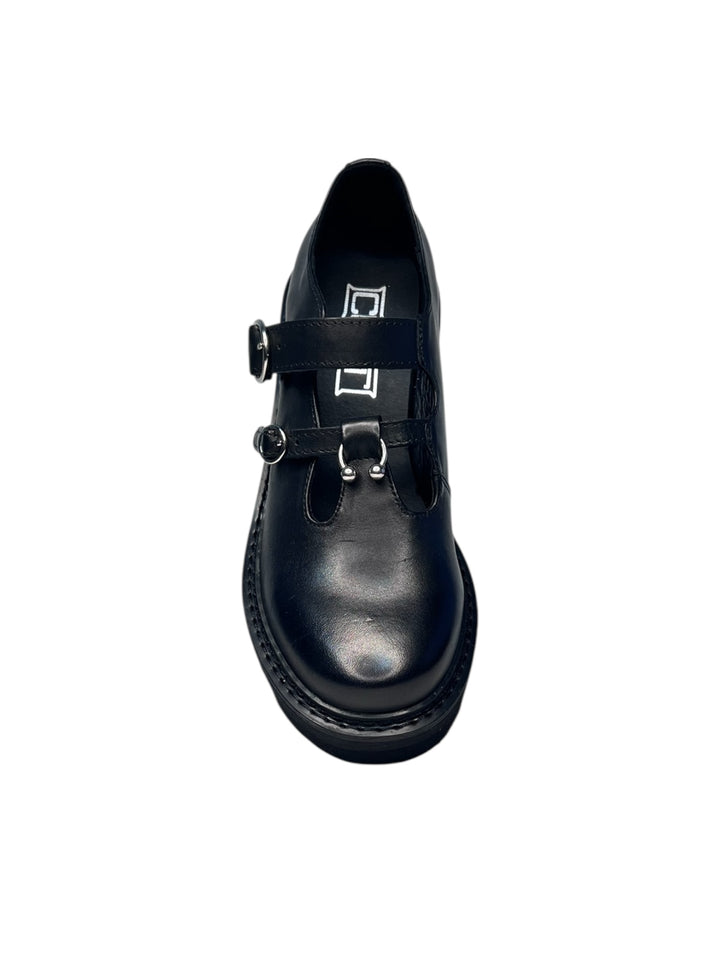 mary jane donna pelle nero