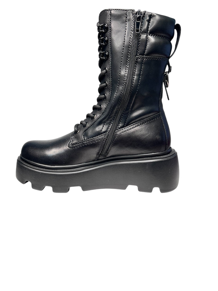 anfibio corto donna pelle nero