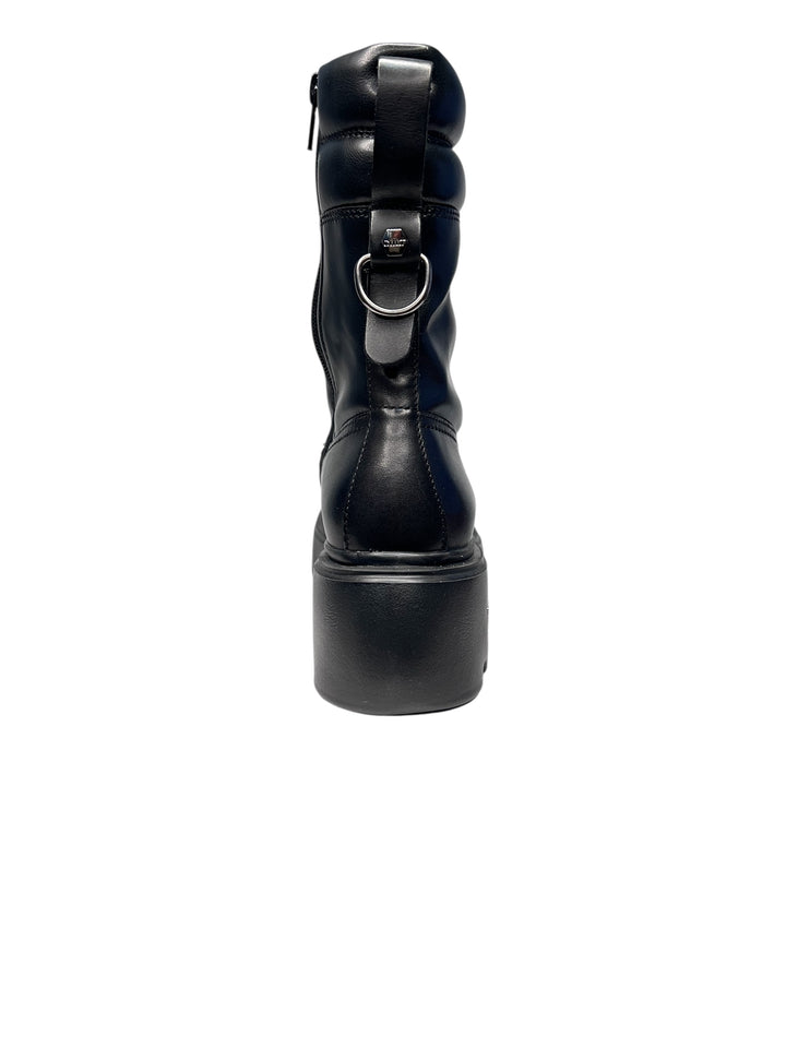 anfibio corto donna pelle nero